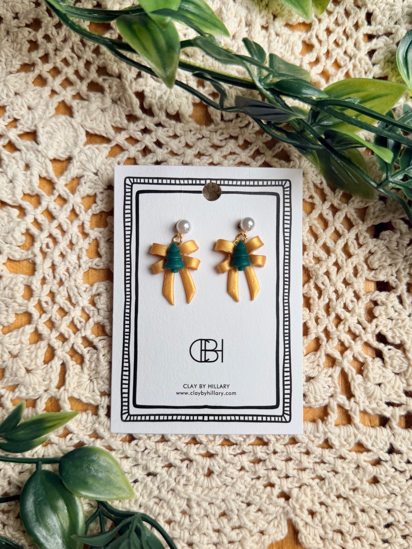 Polymer Clay Earrings by Hillary