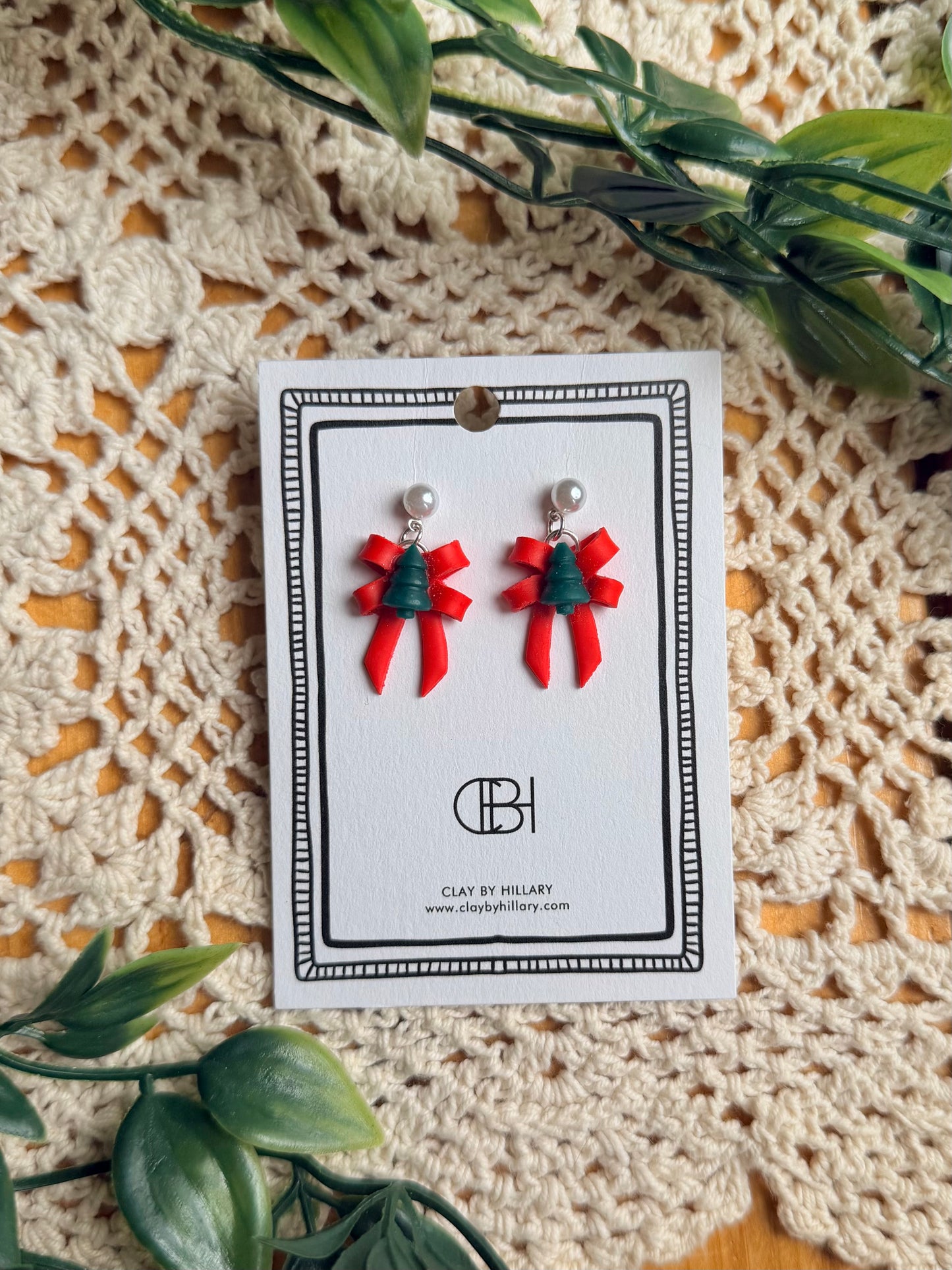 Polymer Clay Earrings by Hillary
