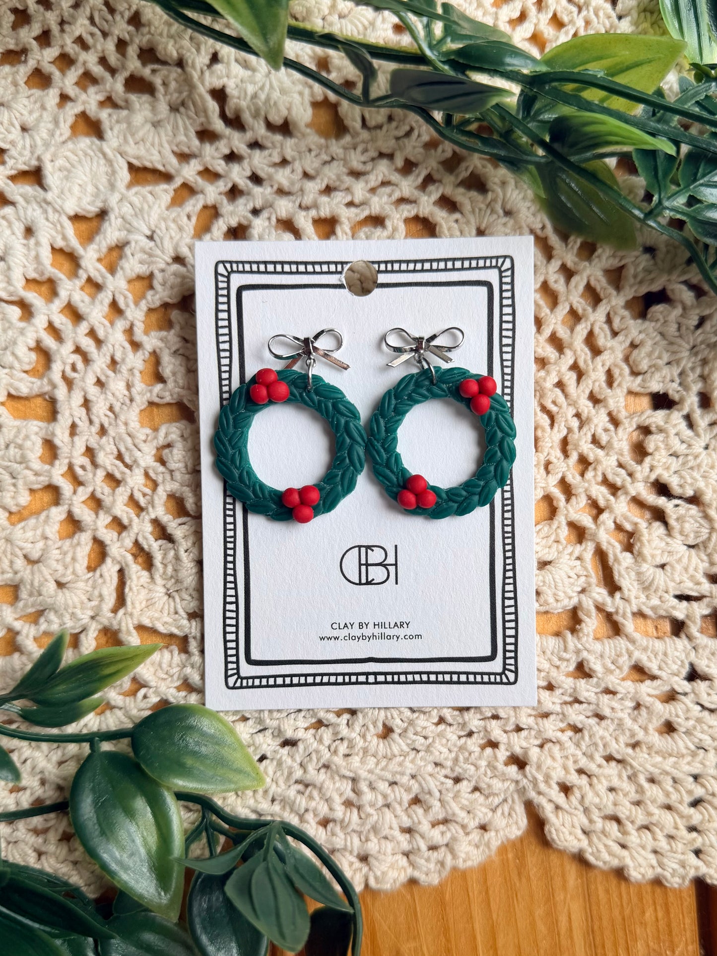 Polymer Clay Earrings by Hillary