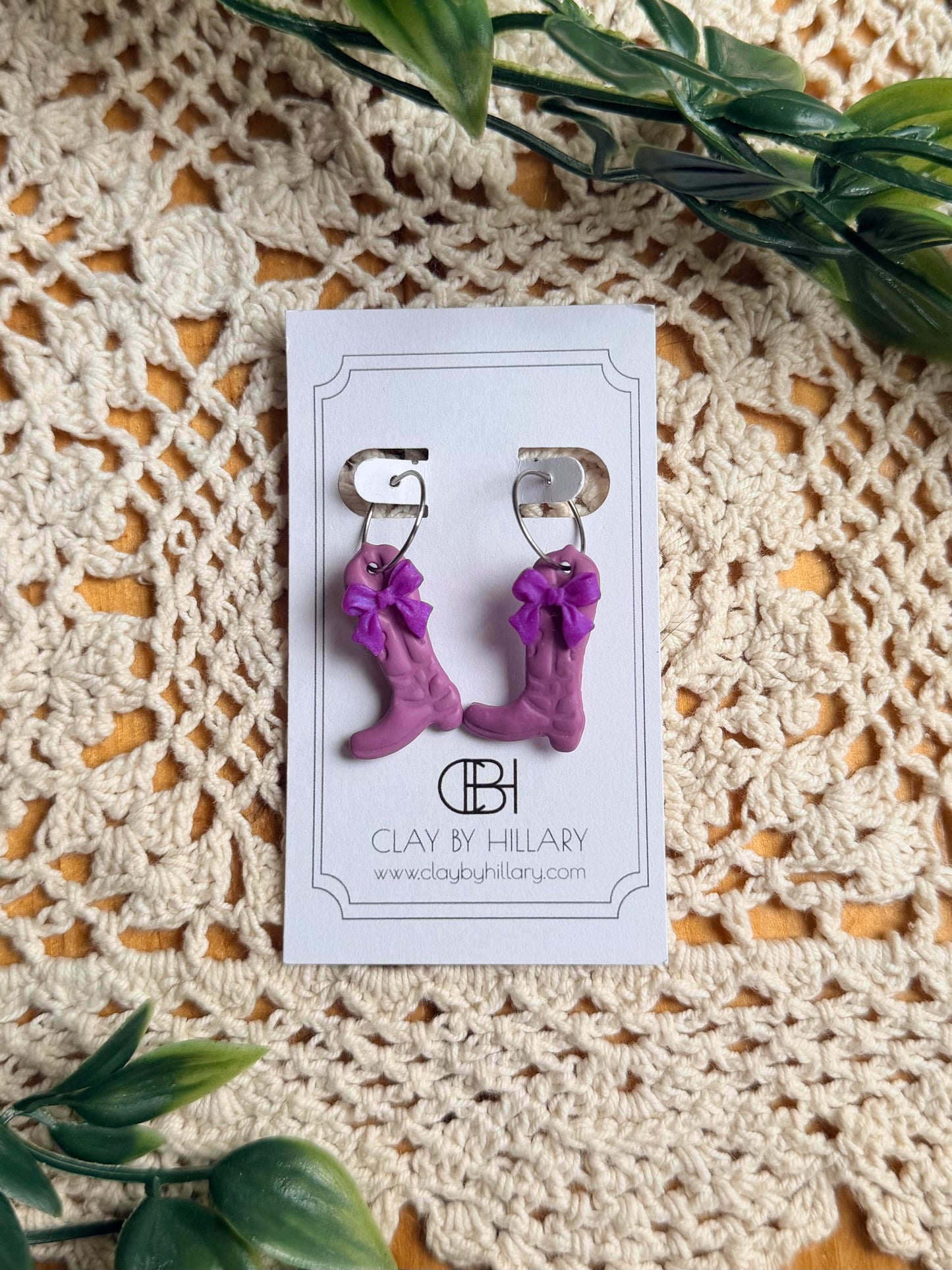 Polymer Clay Earrings by Hillary
