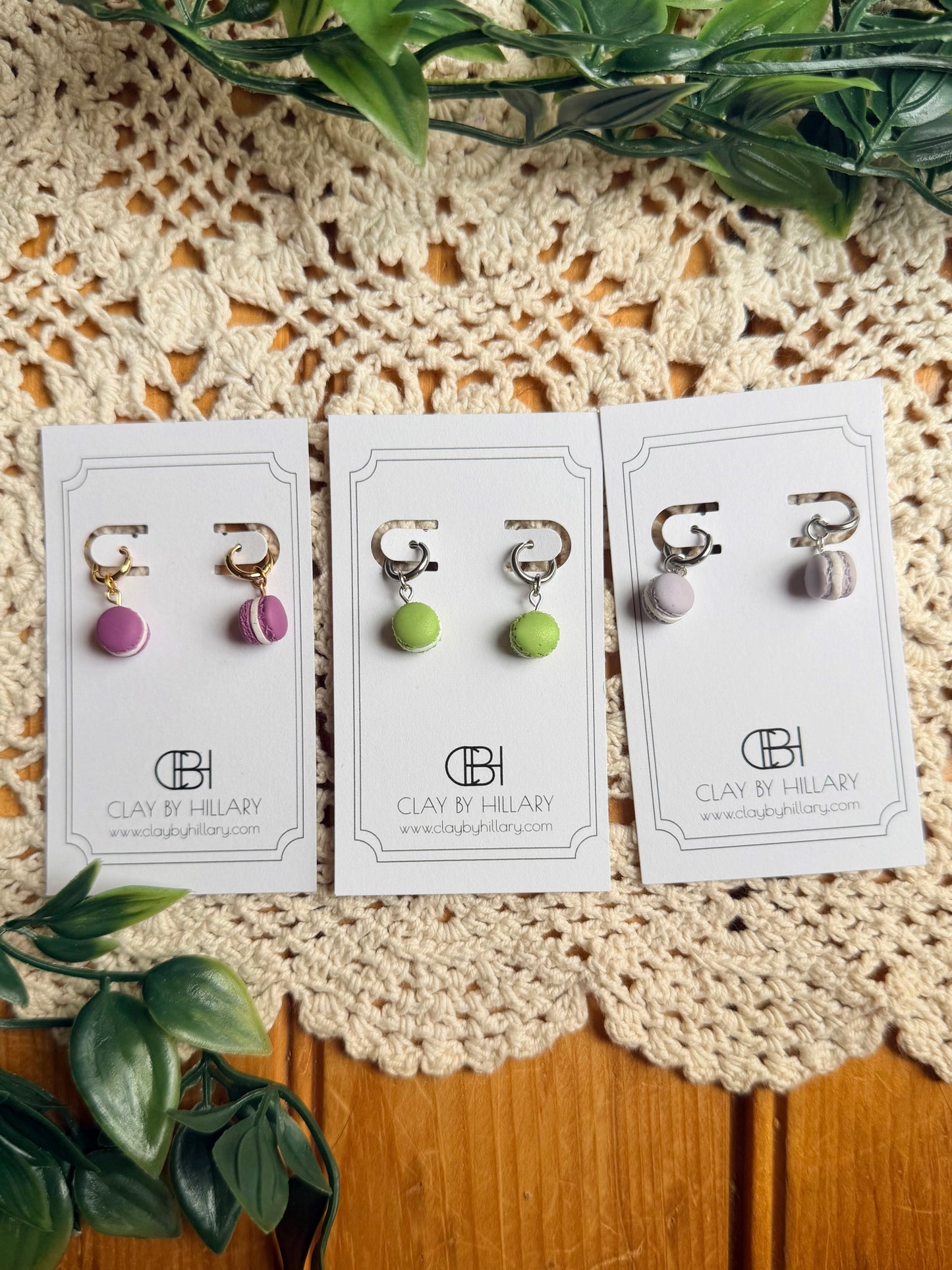 Polymer Clay Earrings by Hillary