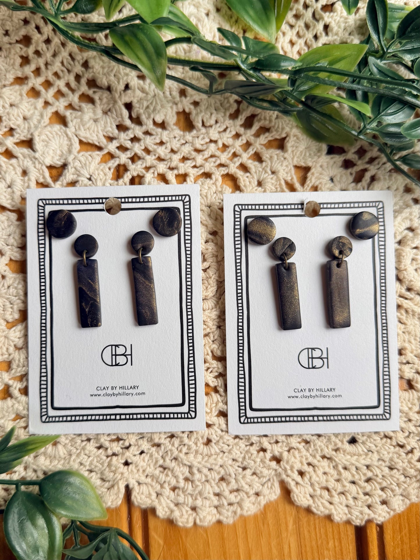 Polymer Clay Earrings by Hillary