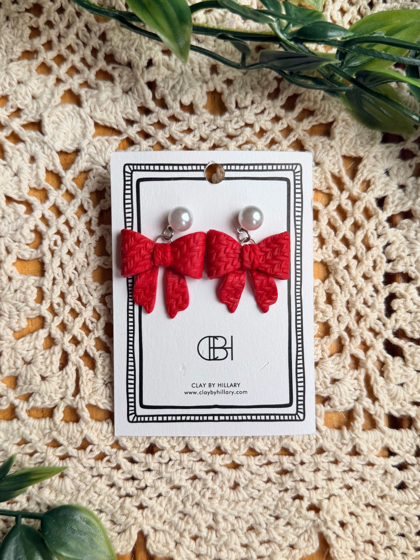 Polymer Clay Earrings by Hillary