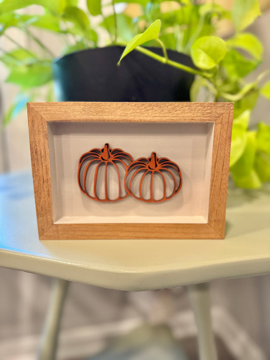 5x7 Double Pumpkin Sign