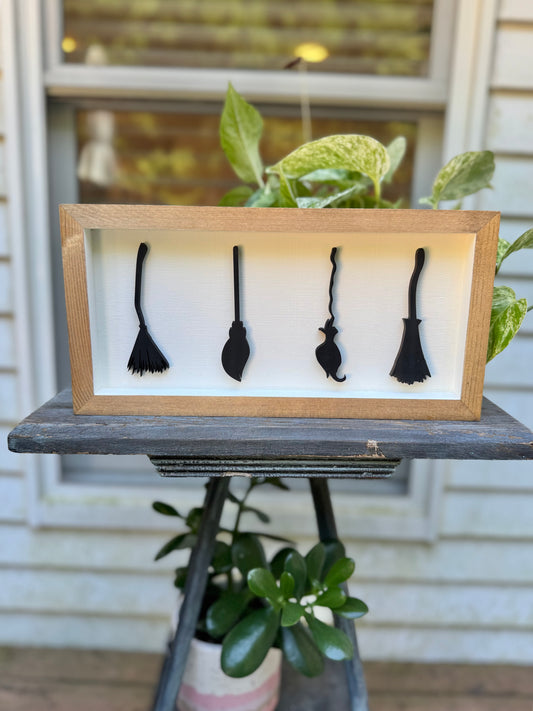 6x12 Witches Broom Sign