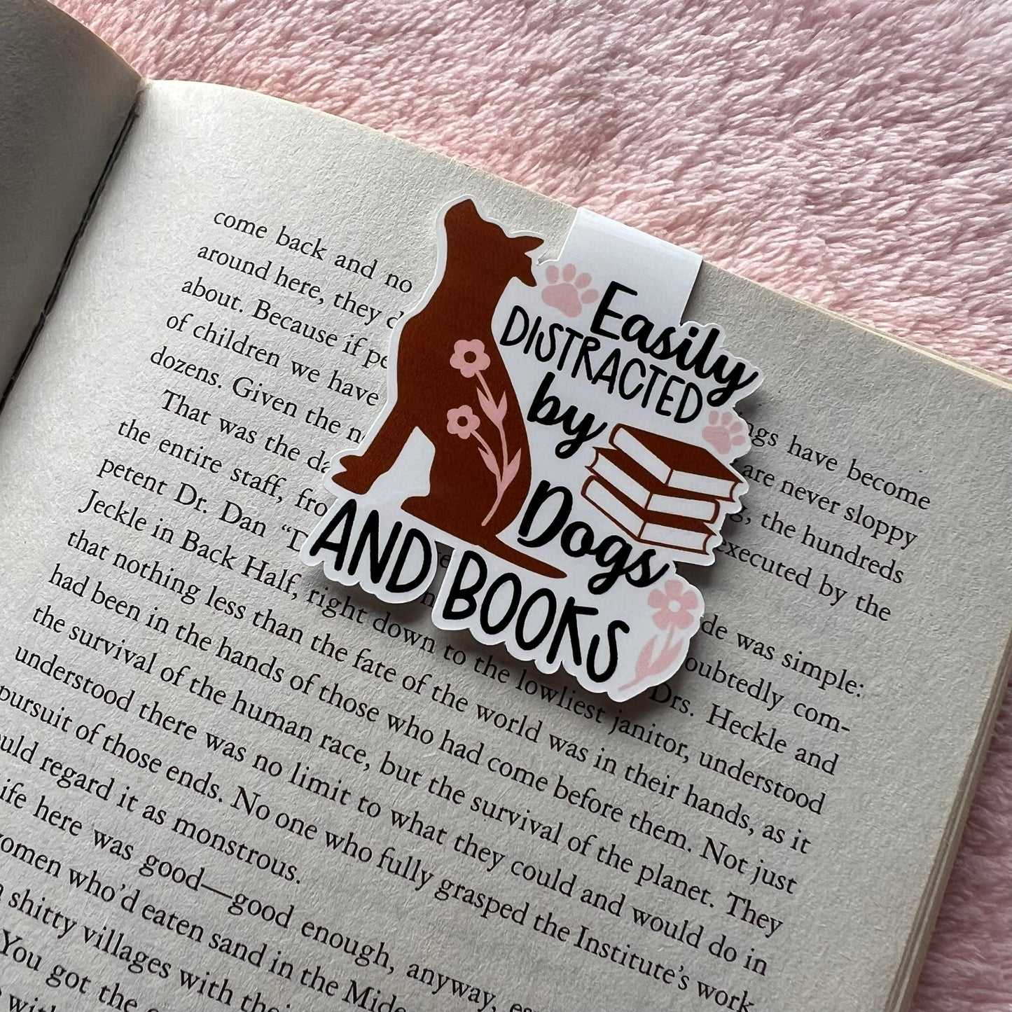 Distracted by Dogs Bookmark
