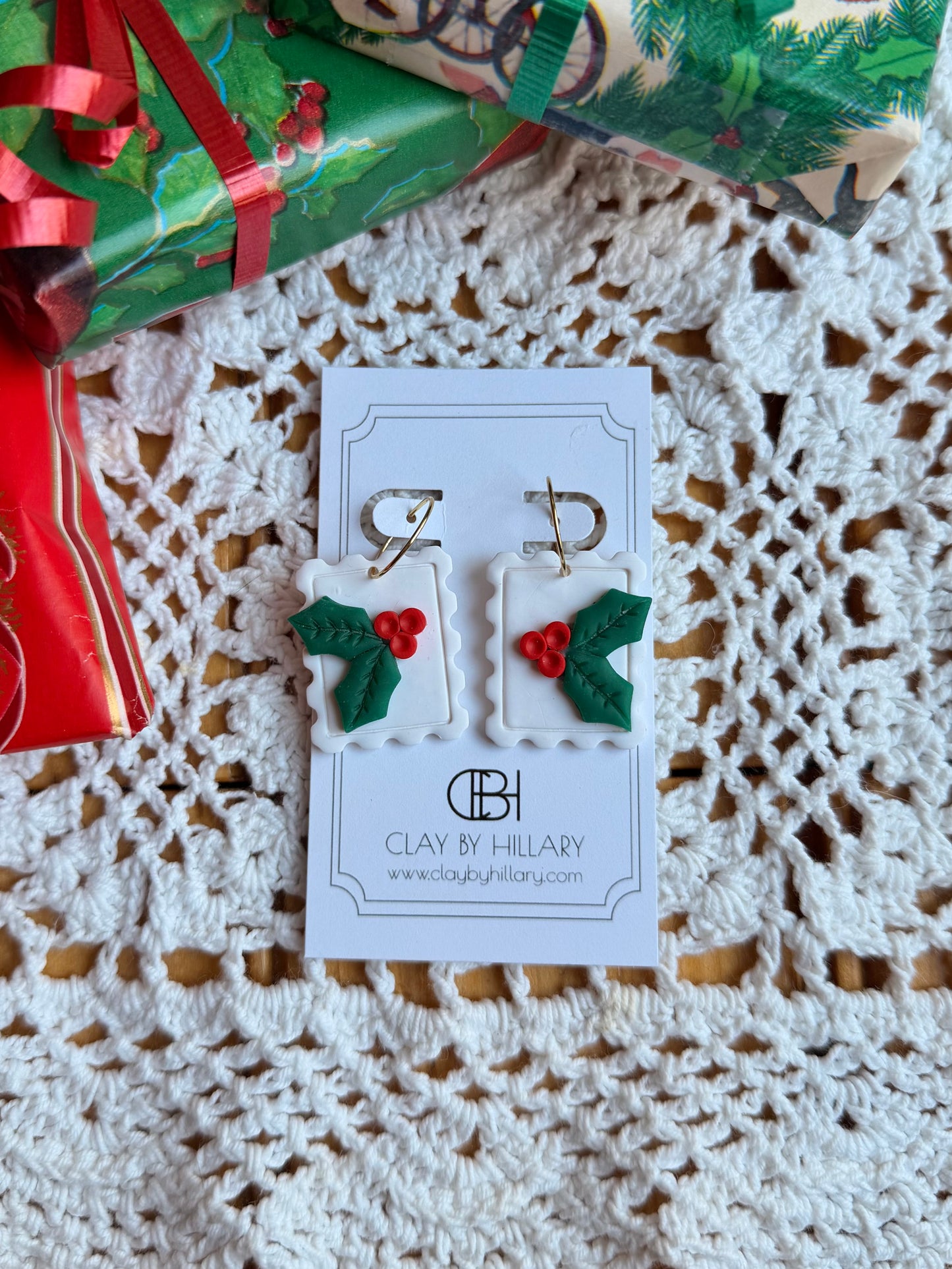 Polymer Clay Earrings by Hillary