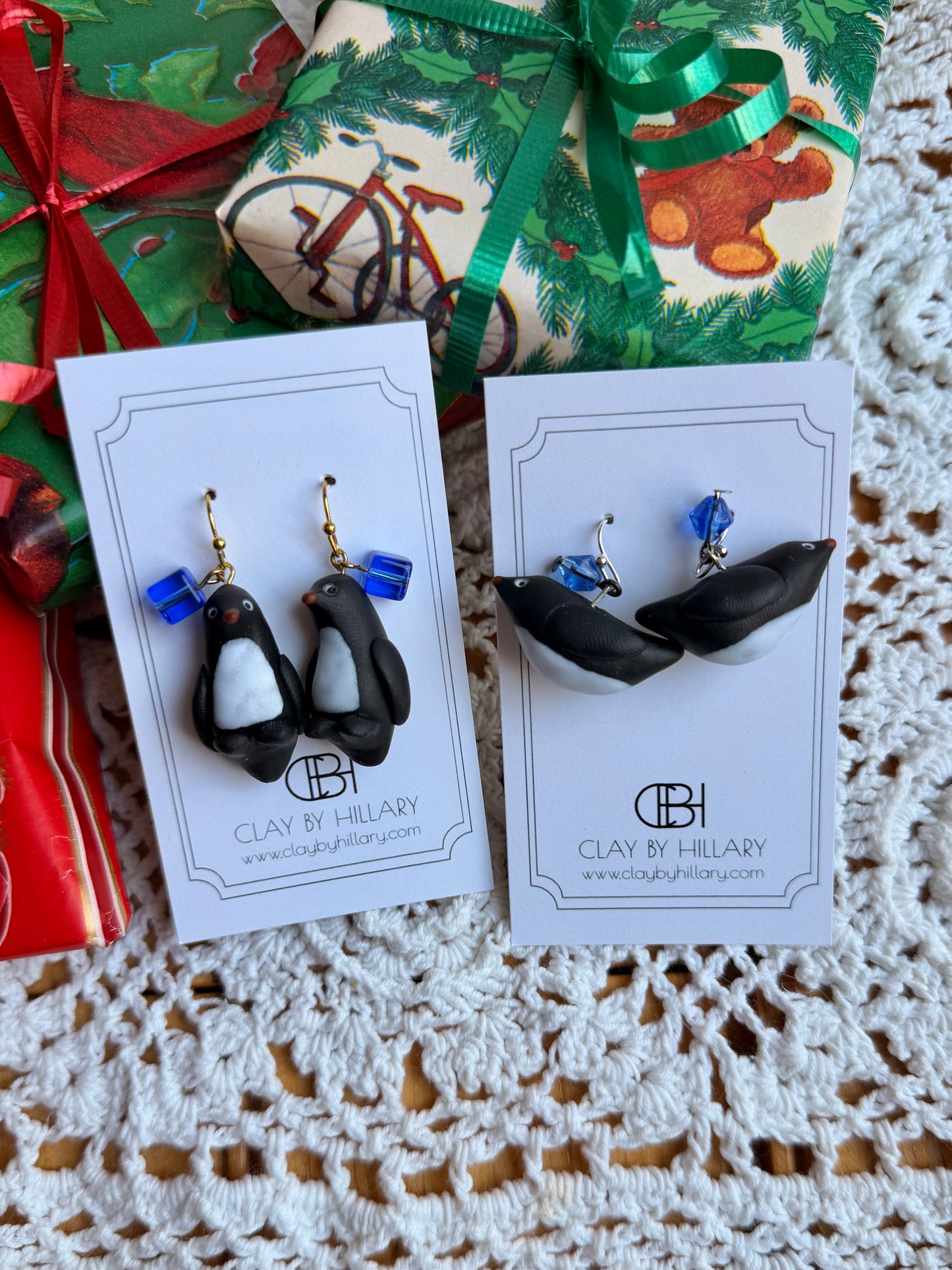 Polymer Clay Earrings by Hillary