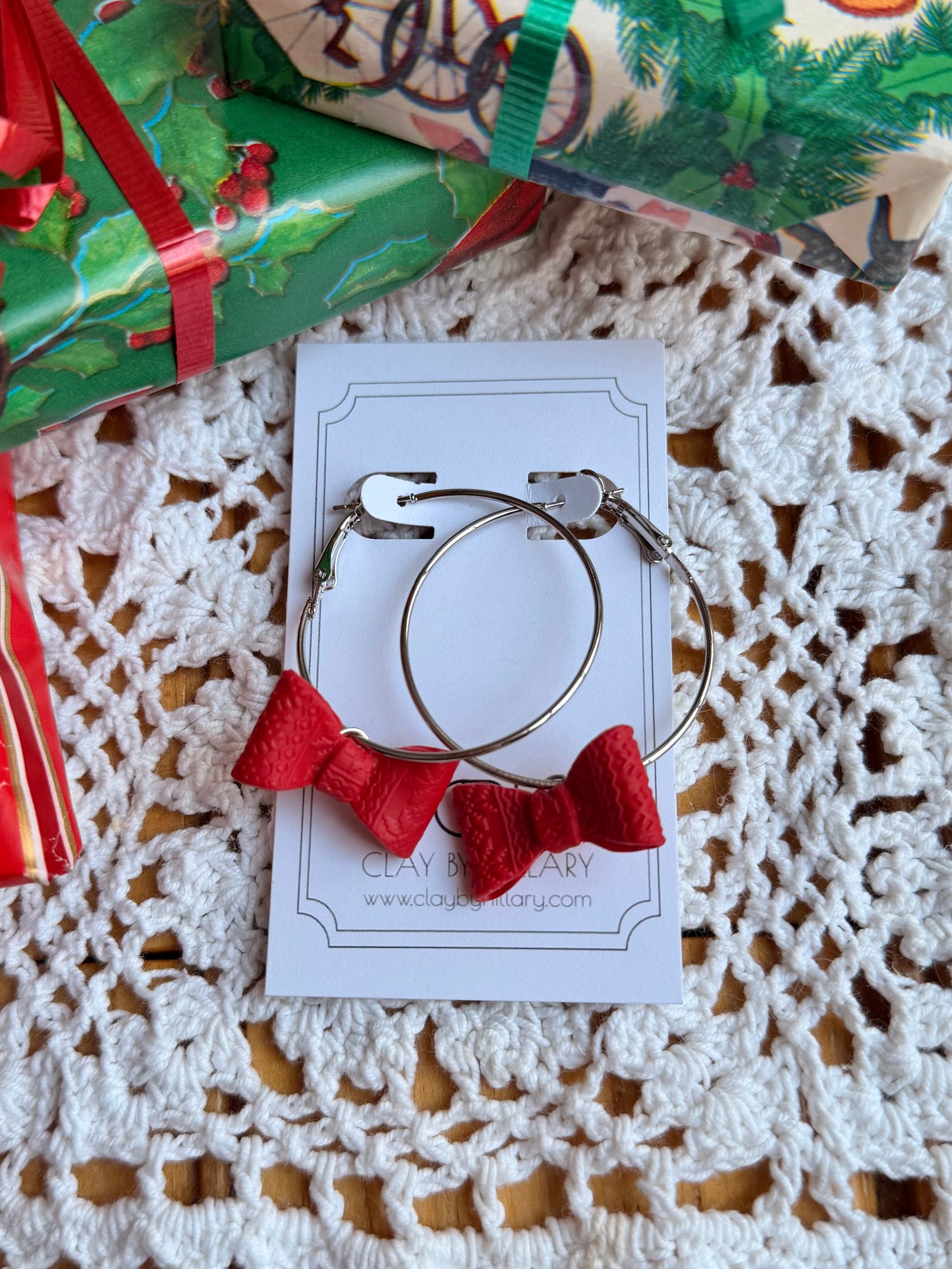 Polymer Clay Earrings by Hillary