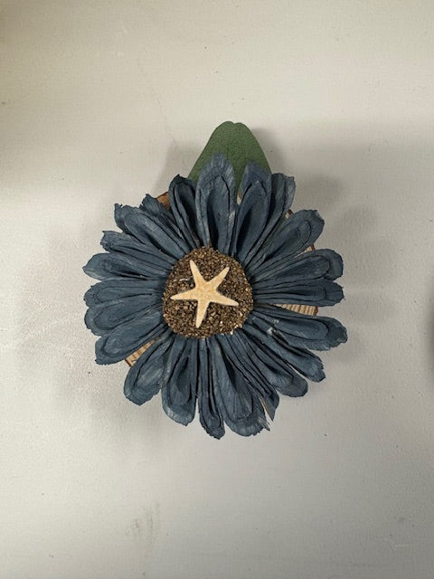Wood Flower Magnet