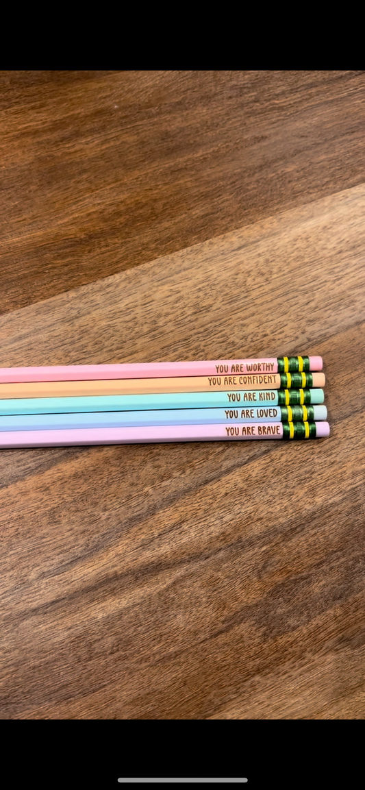 Affirmation pencils