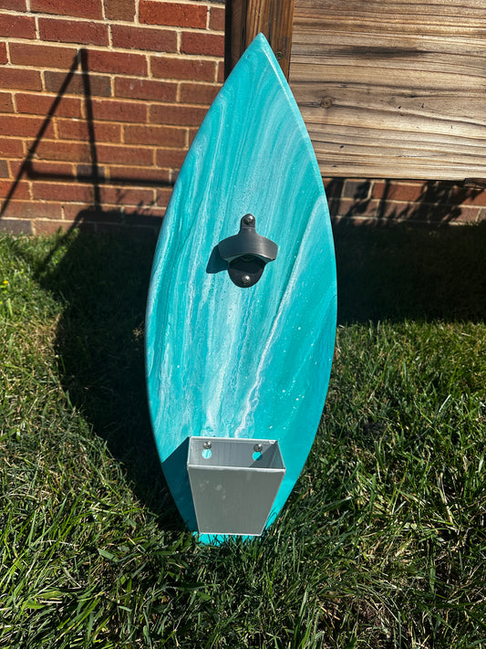 Surf Board Large Bottle Opener Board