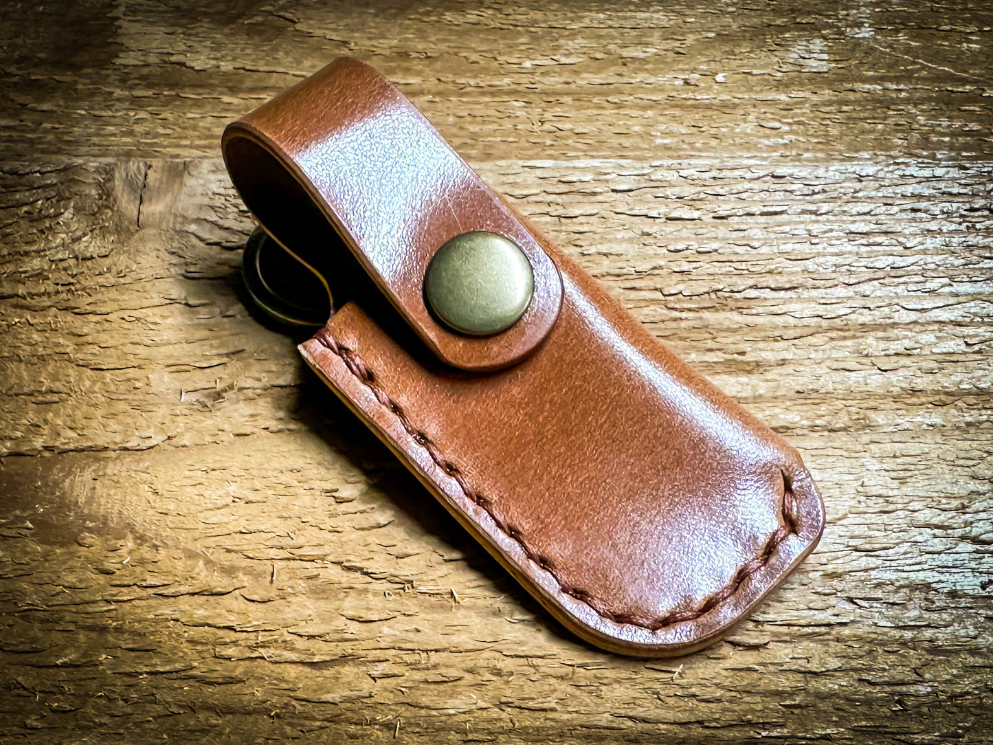 Leather Chapstick Holder