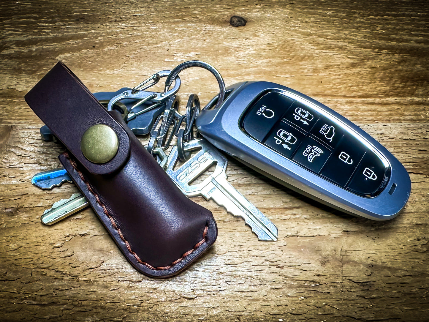 Leather Chapstick Holder