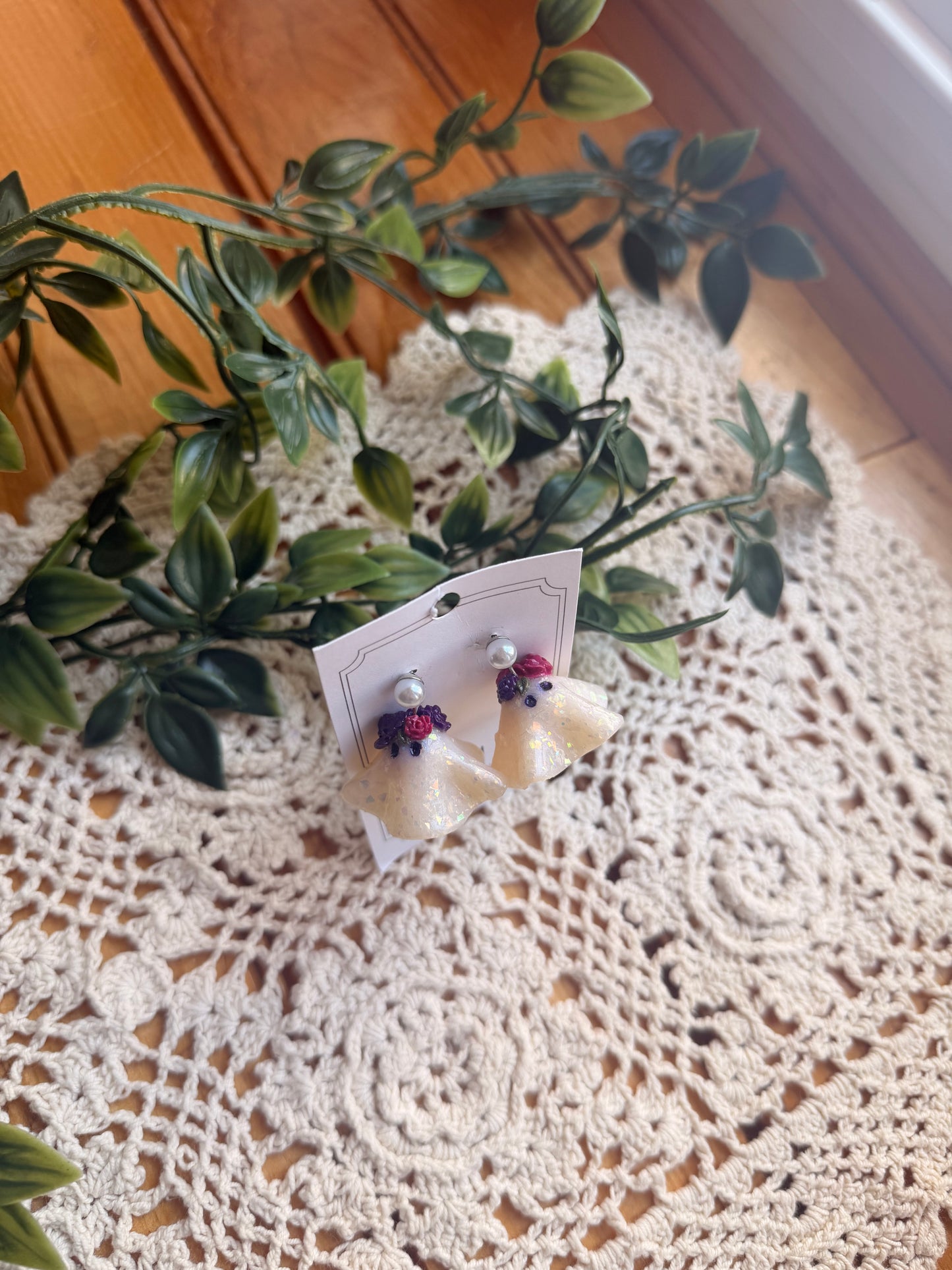 Polymer Clay Earrings by Hillary