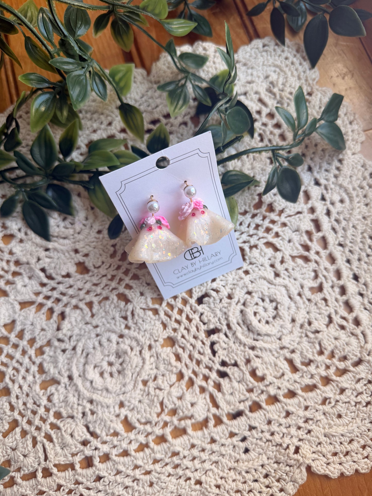 Polymer Clay Earrings by Hillary