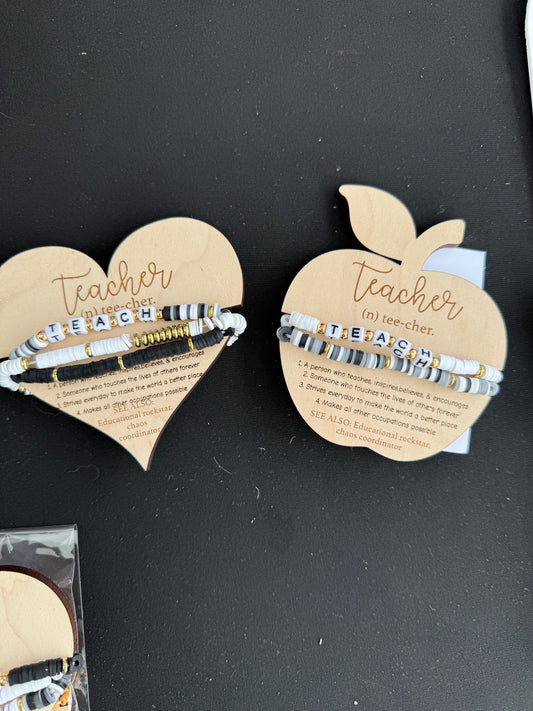 Teacher bracelets