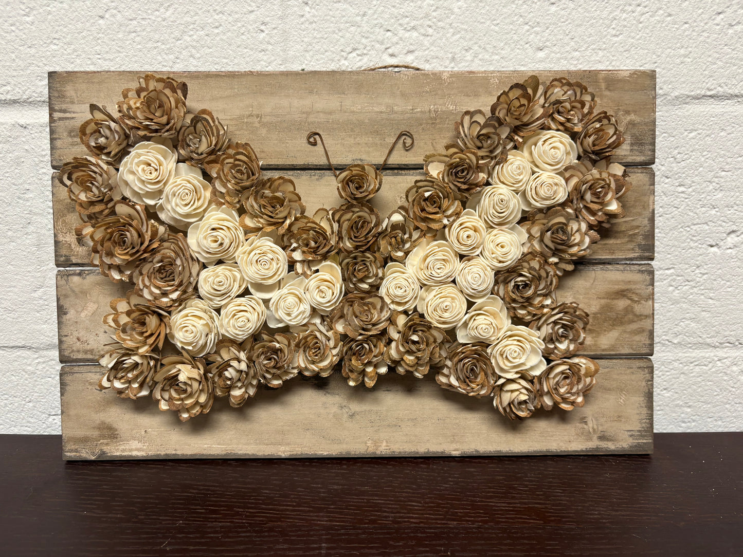 Wood Flower Hanging Decor