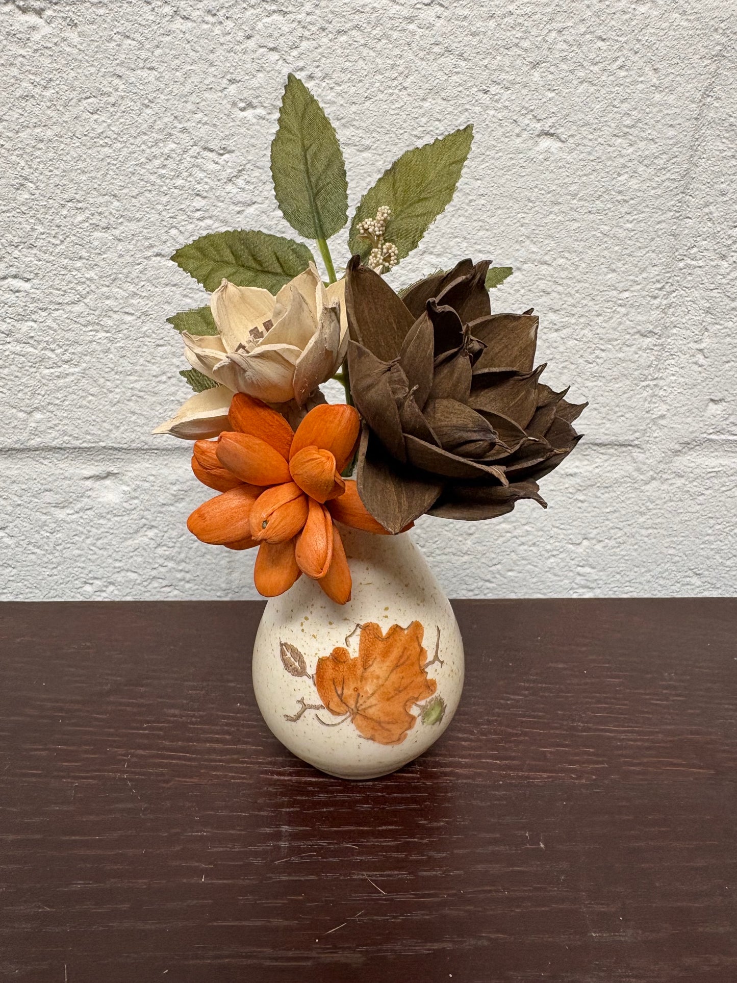 Fall Wood Flower Arrangement