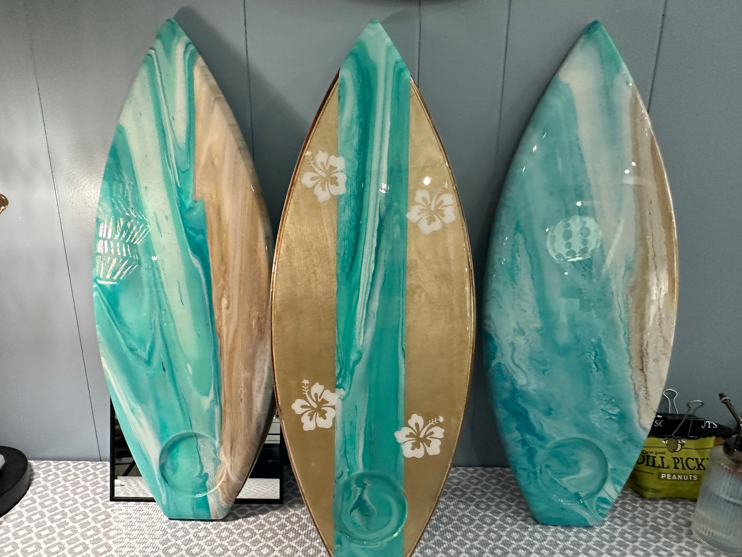 Surf Board Charcuterie Boards