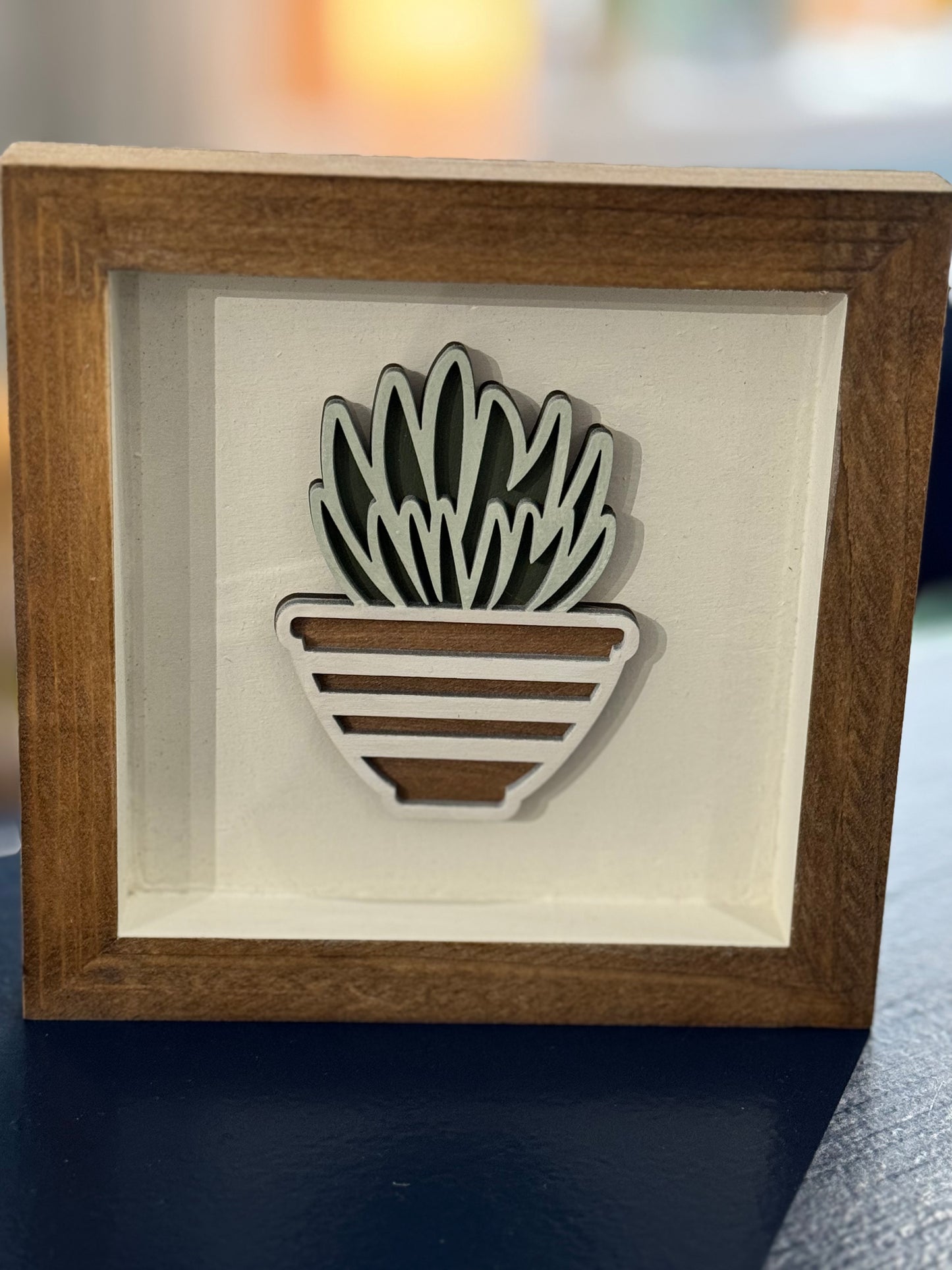 6x6 Succulent Sign