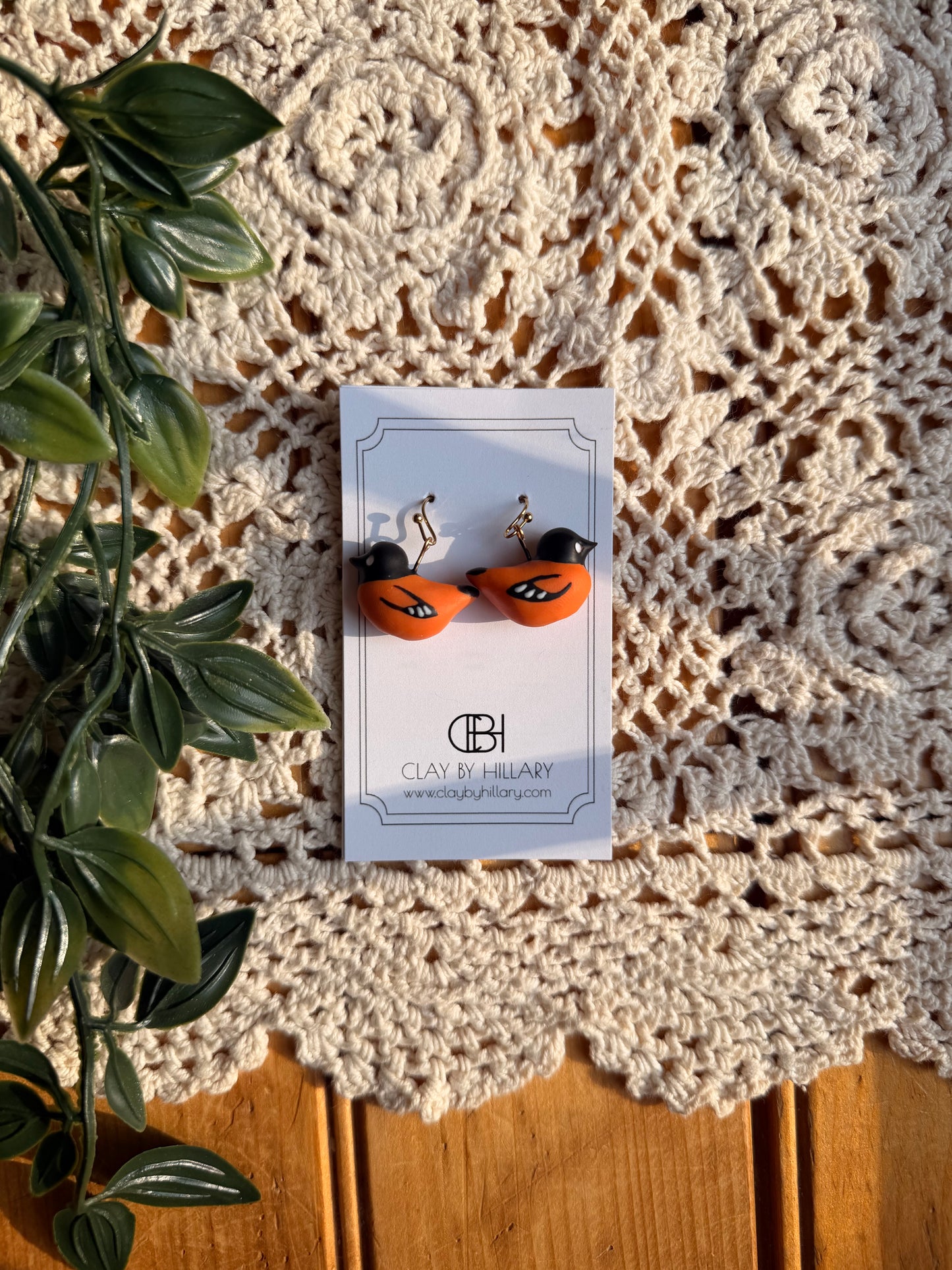 Polymer Clay Earrings by Hillary