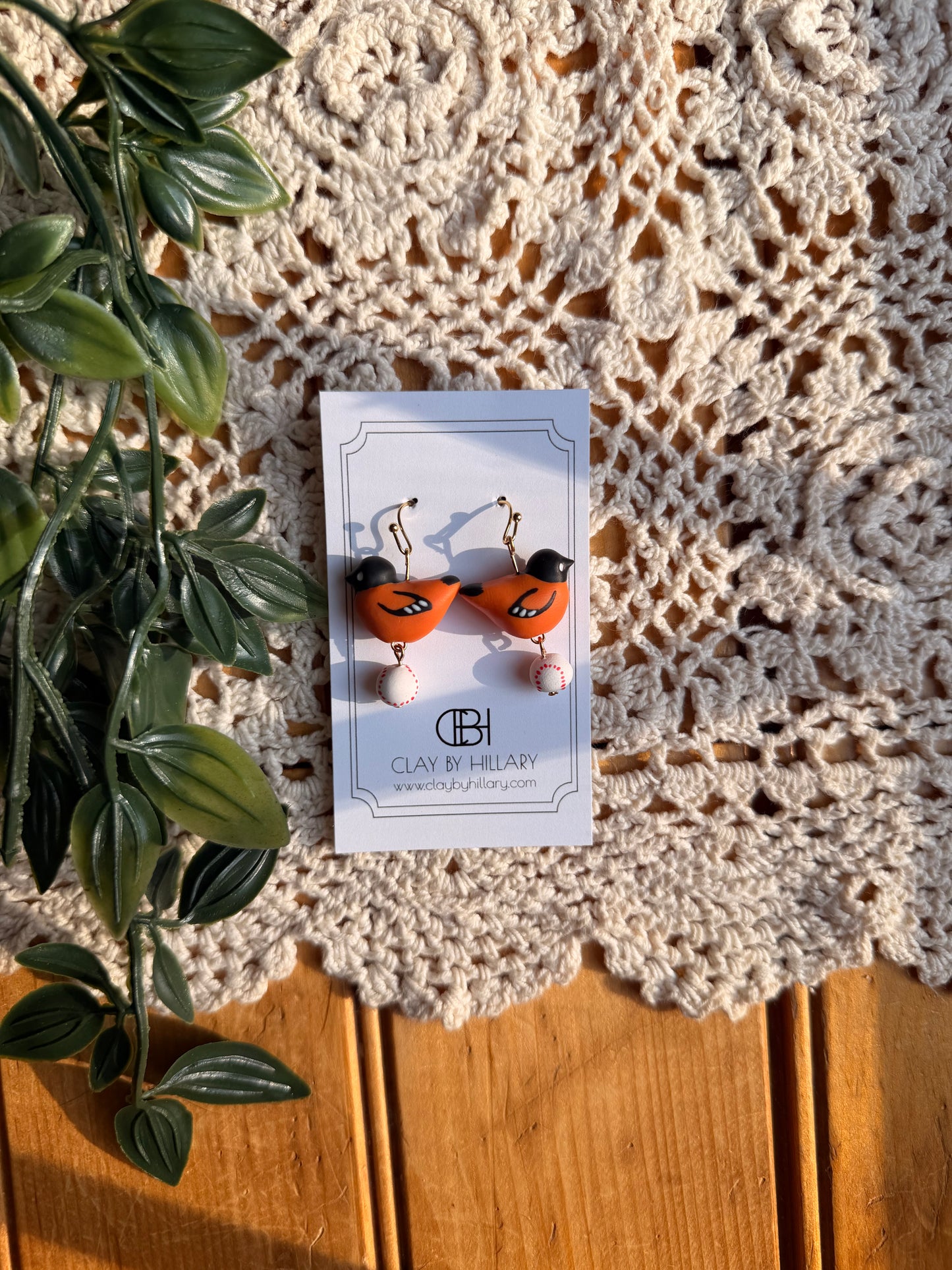 Polymer Clay Earrings by Hillary