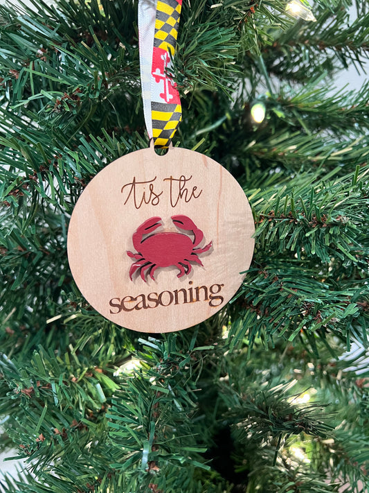 Tis the seasoning ornament