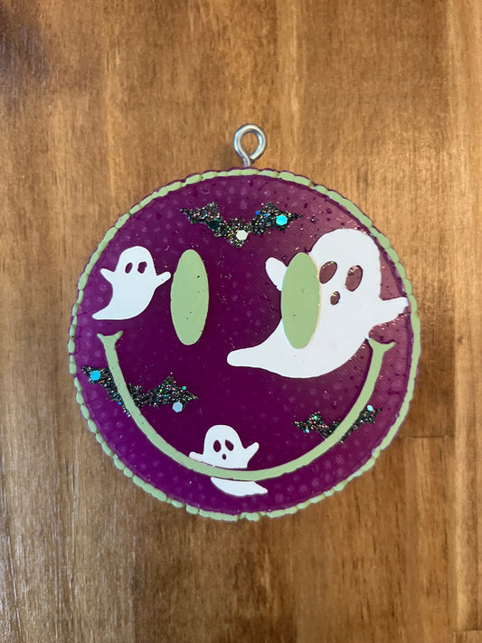 Purple Ghost Smiley-Witches Brew