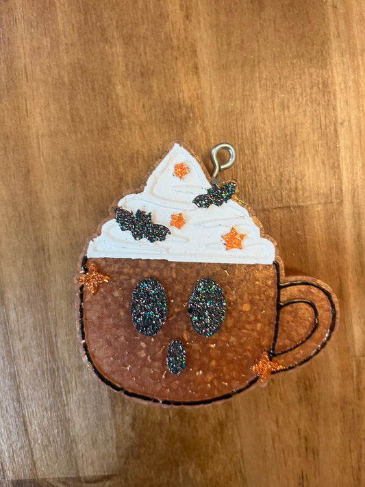 Orange Ghost Mug-Pumpkin Pecan Waffle