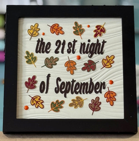 6x6 Fall Signs