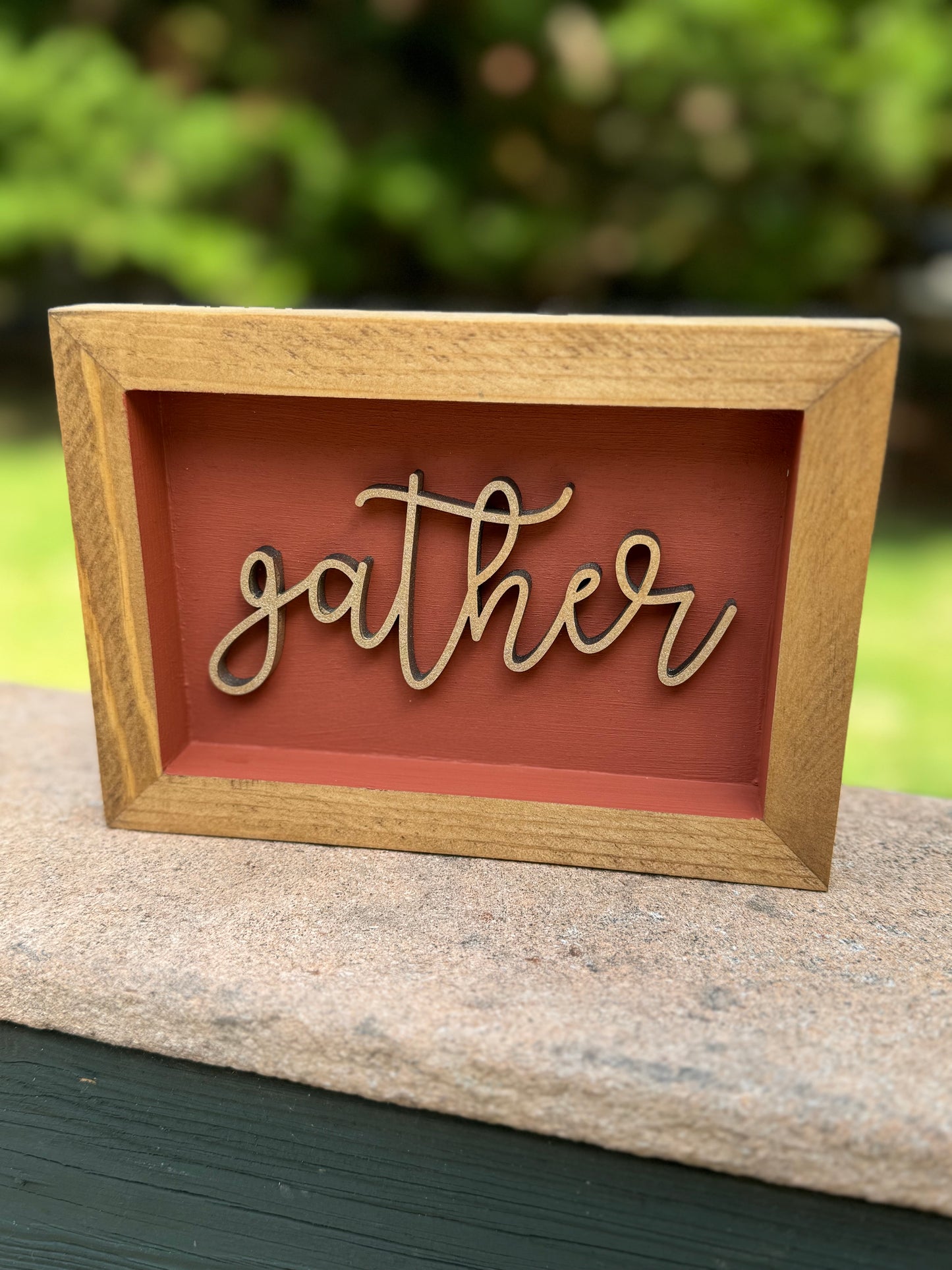 5x7 Gather Sign