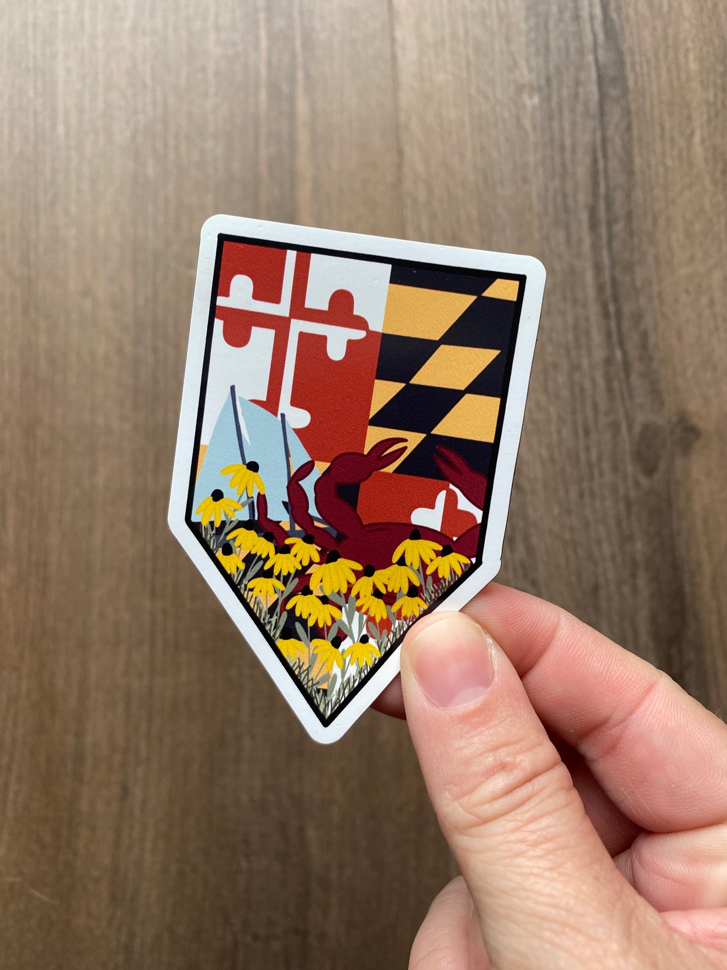 Maryland Banner Magnet