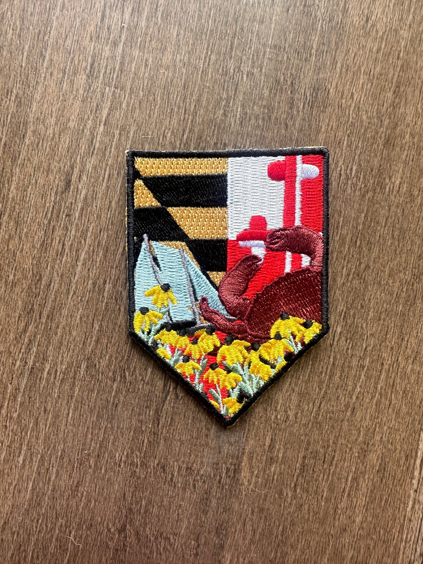 Maryland Banner Iron on Patch