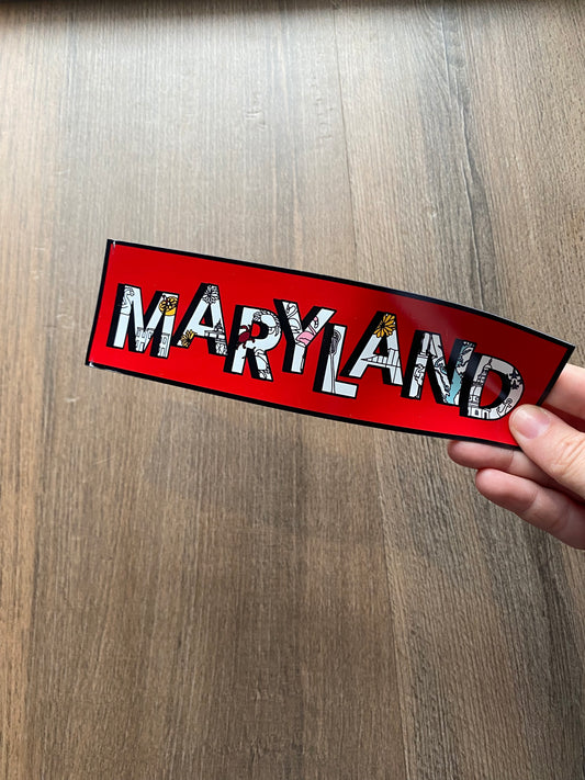 Maryland Icons Magnet