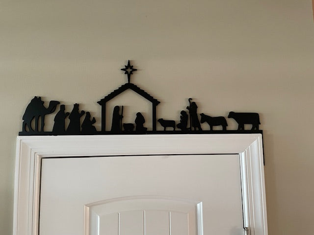 Nativity Full Scene Large Door and Window Corner