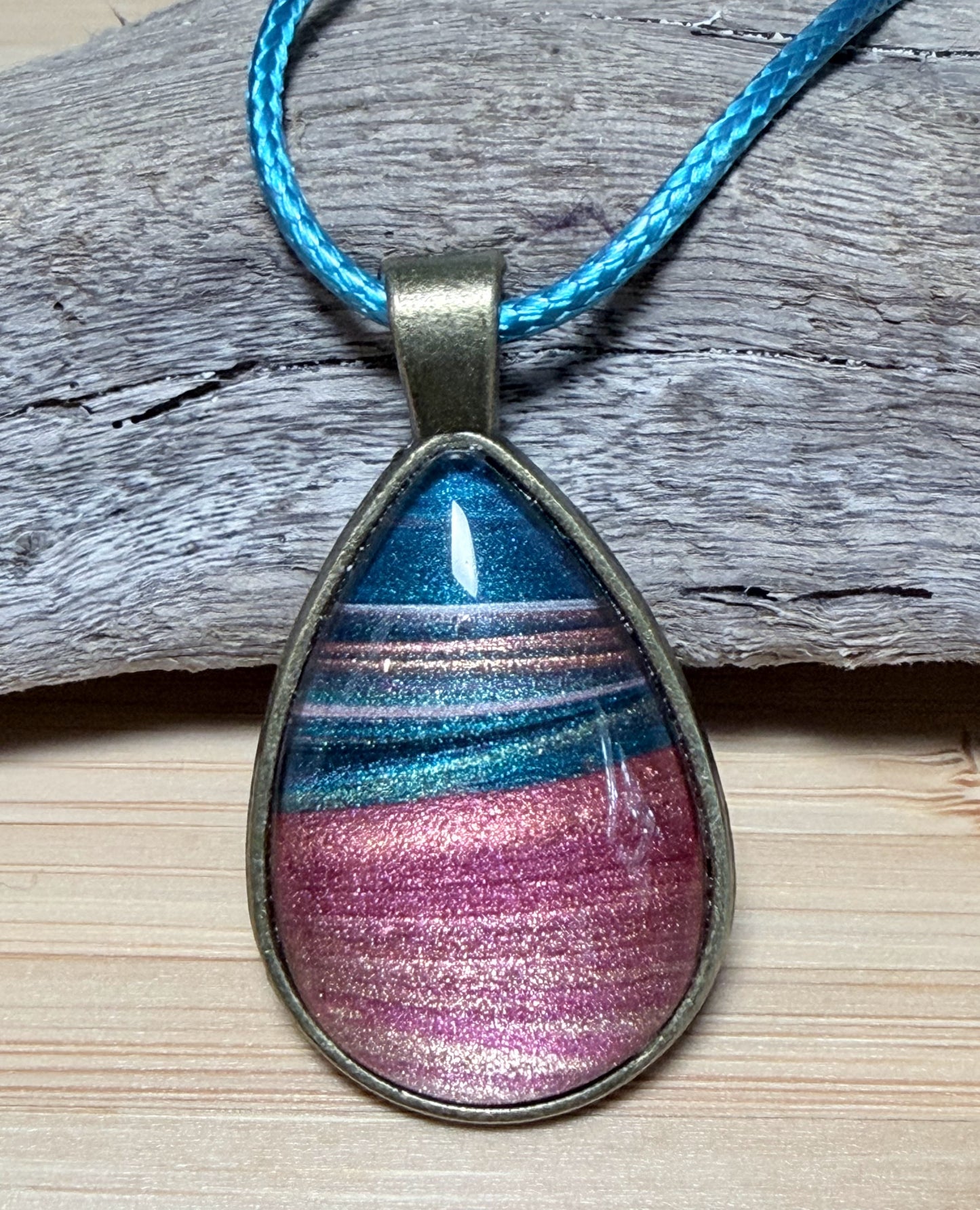 Fluid Art Necklaces