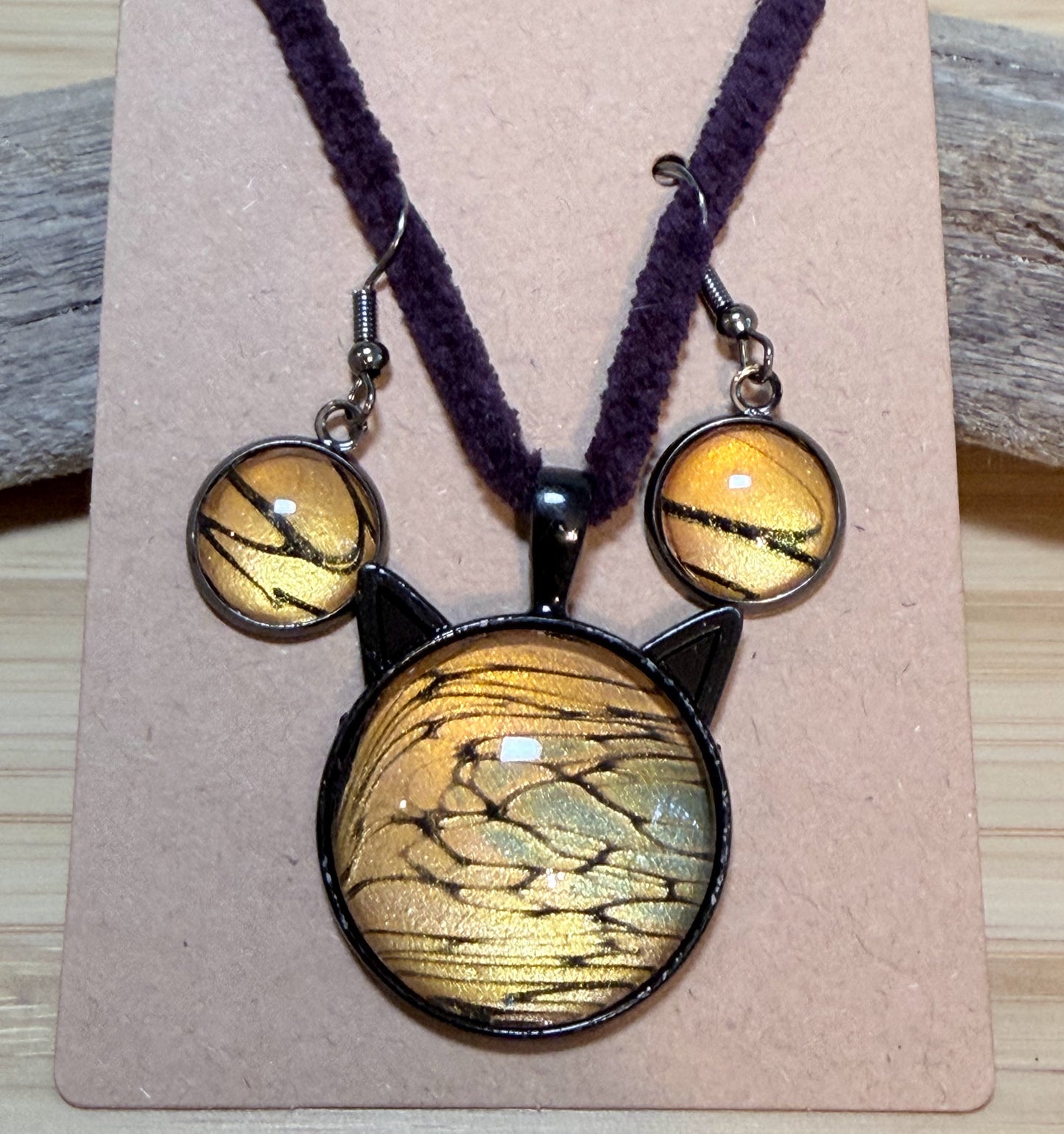 Fluid Art Jewelry Sets