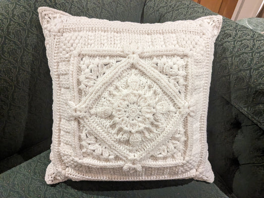 24 x 24 crochet pillow