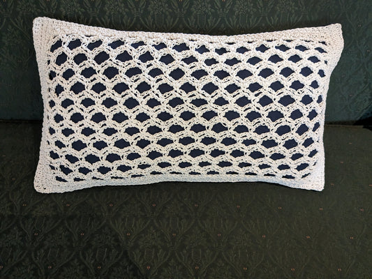 10x18 crochet pillow