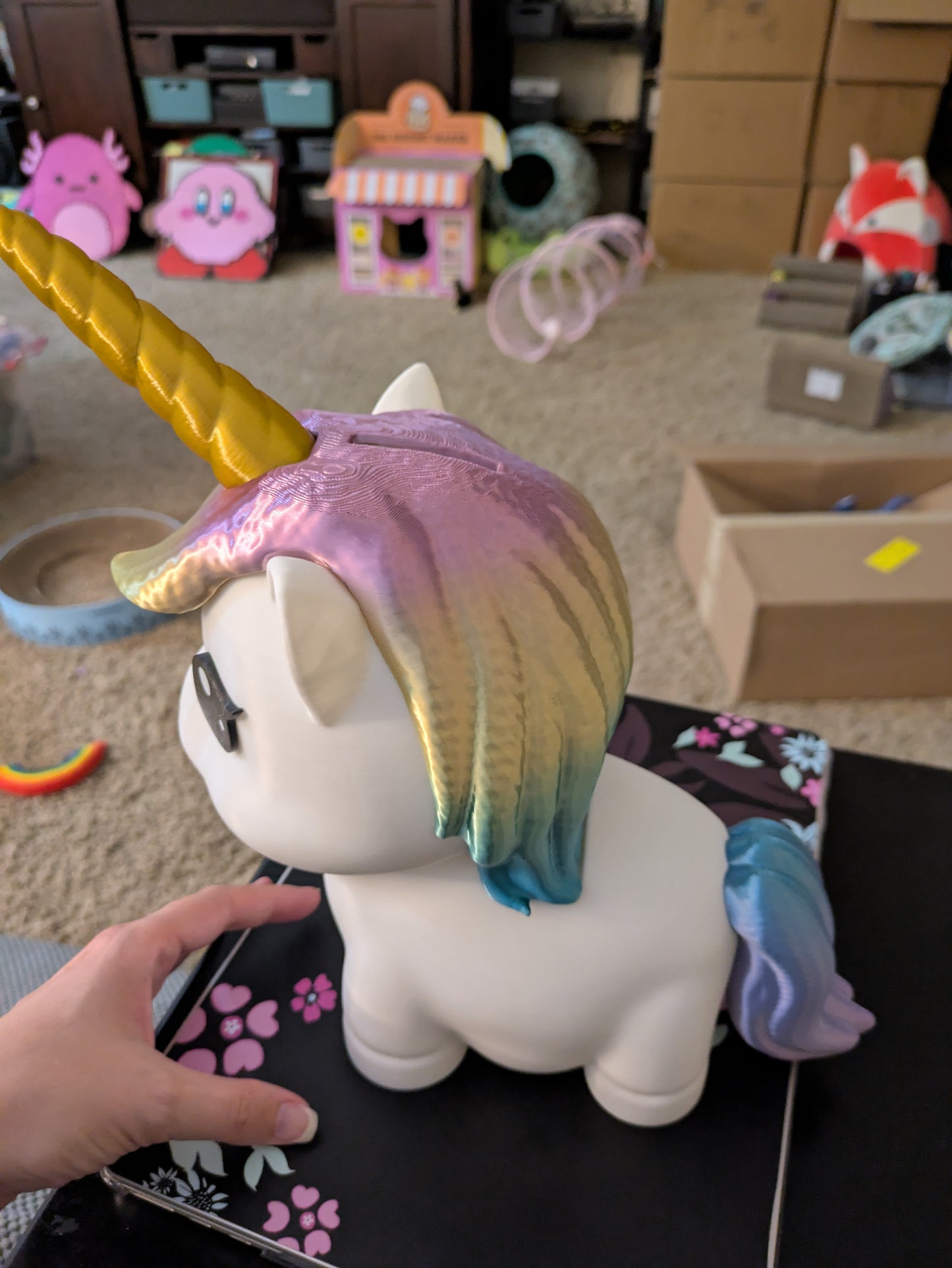 3D Unicorn Piggy Bank