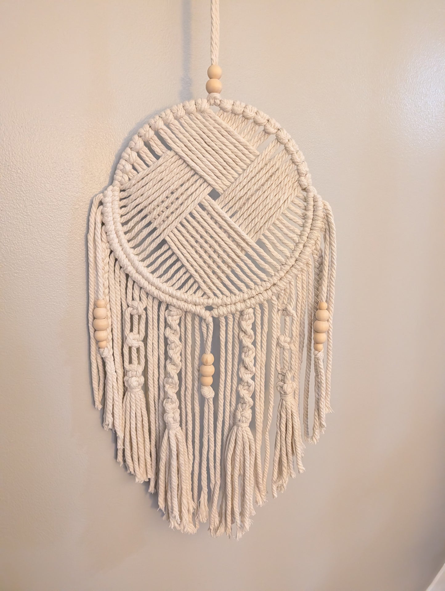 Round Macrame Wall Hanging