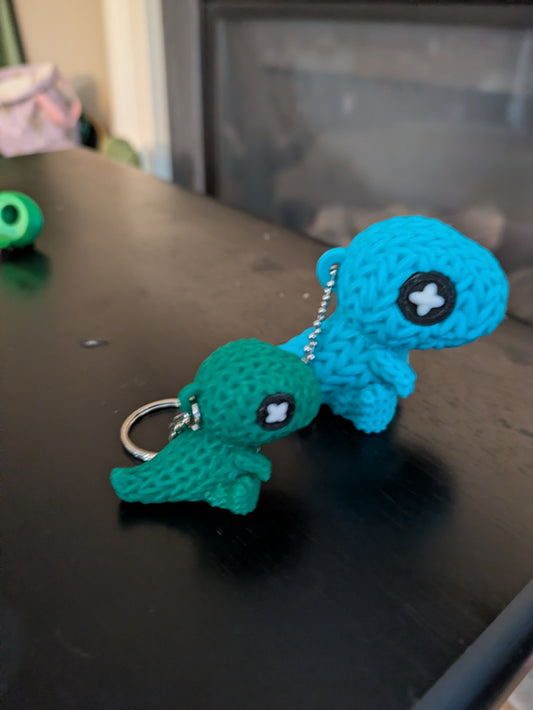 Large dino keychain