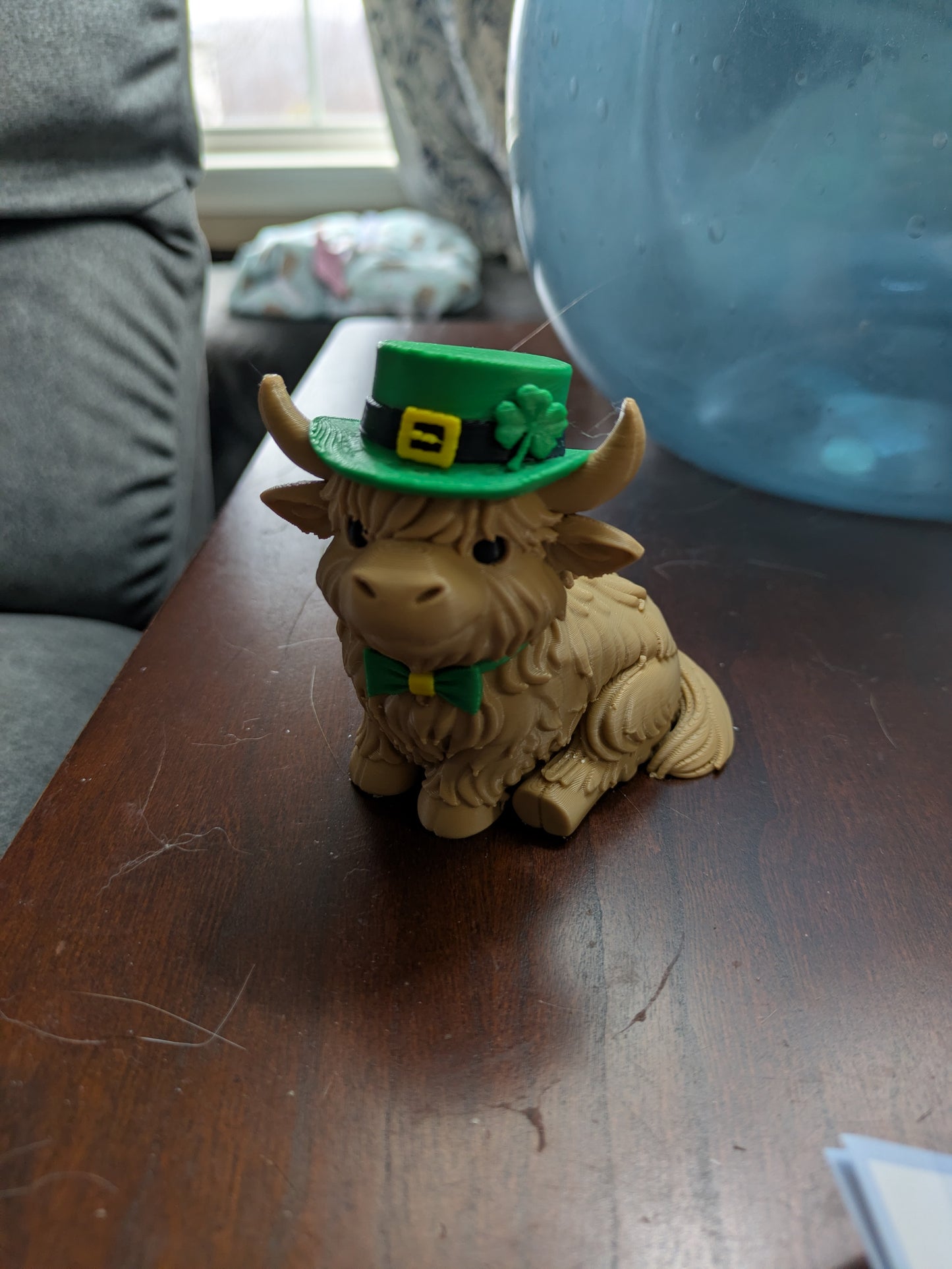 St Patrick's Day cow