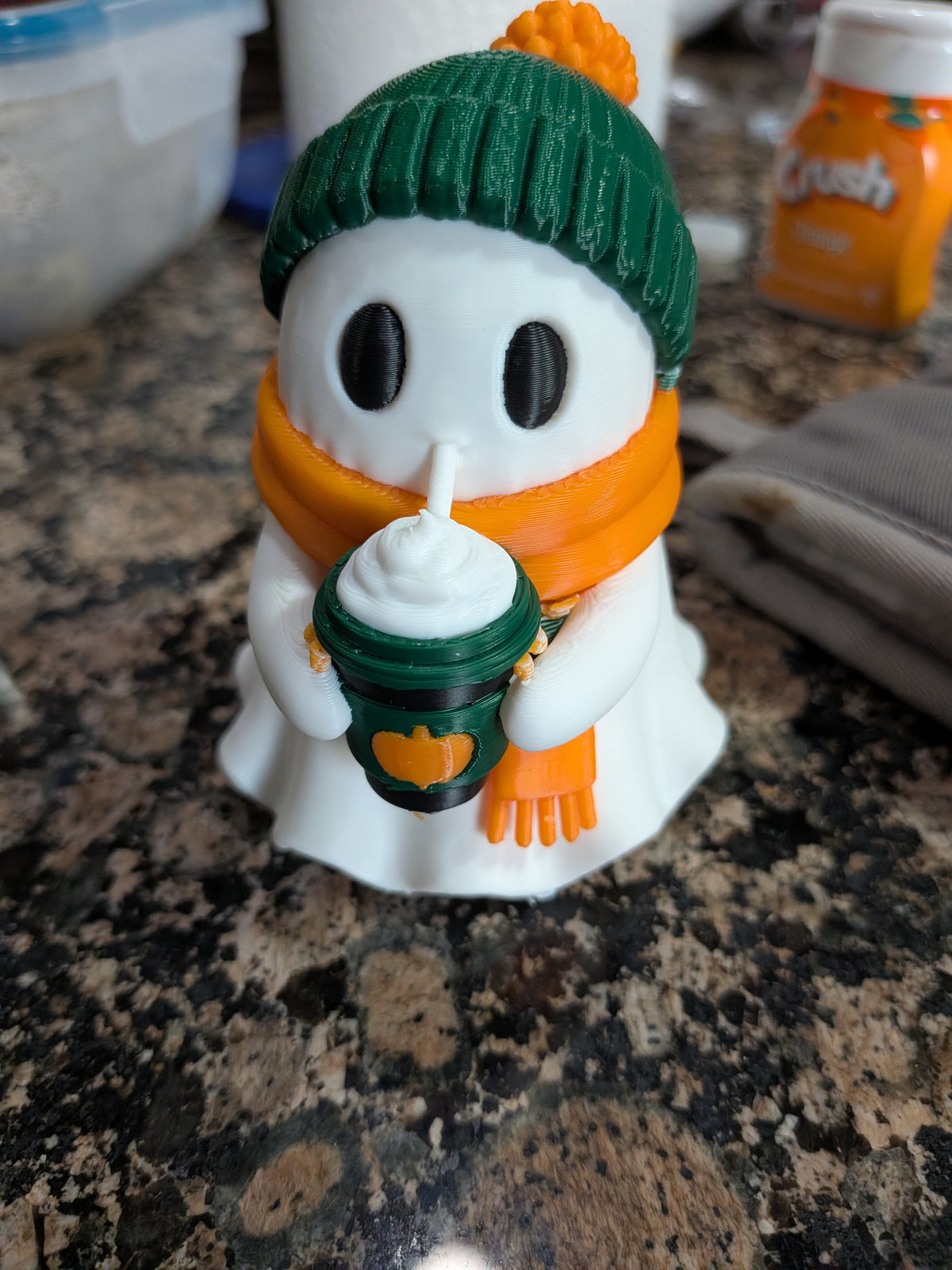 Ghost with latte