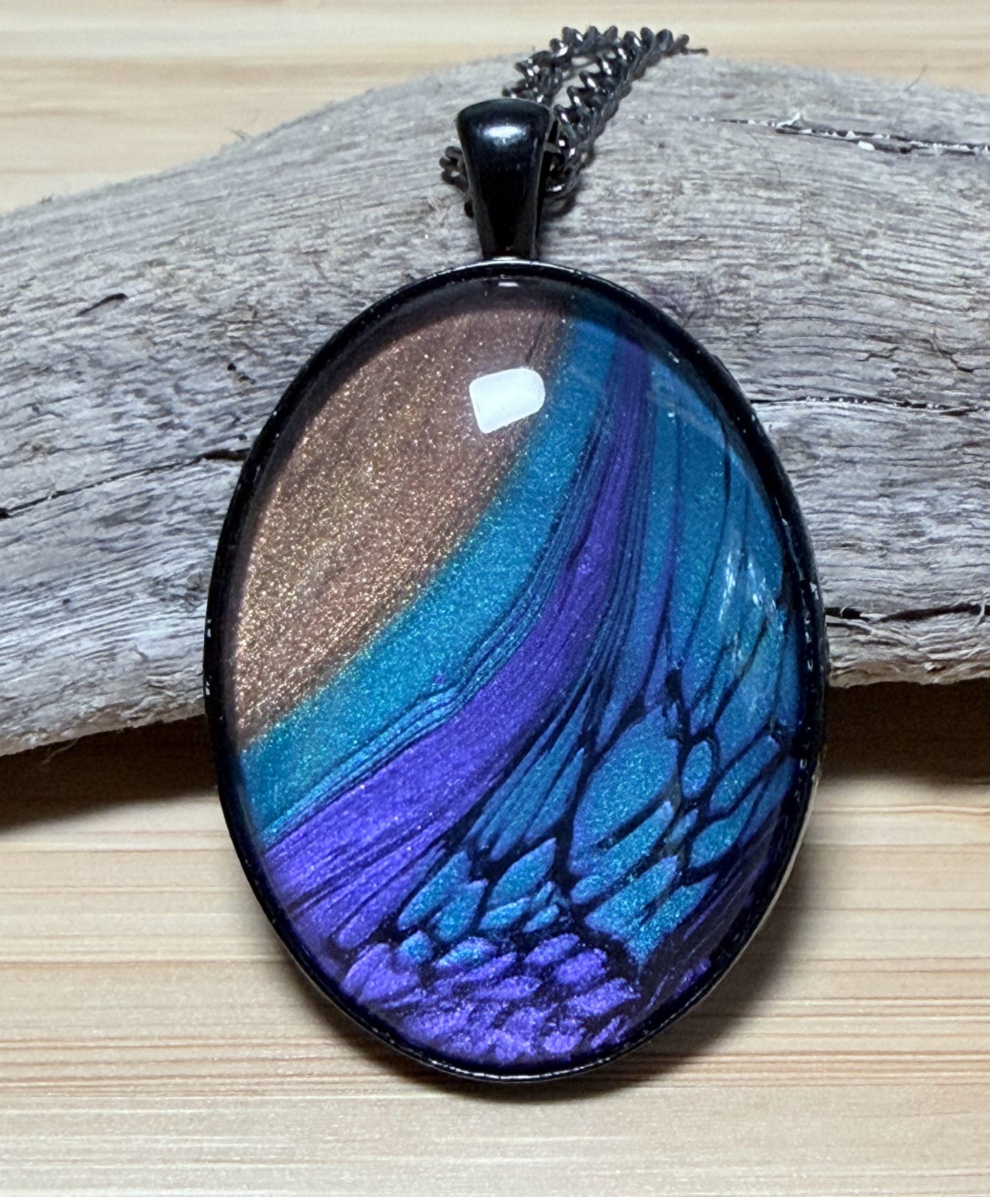 Fluid Art Necklaces