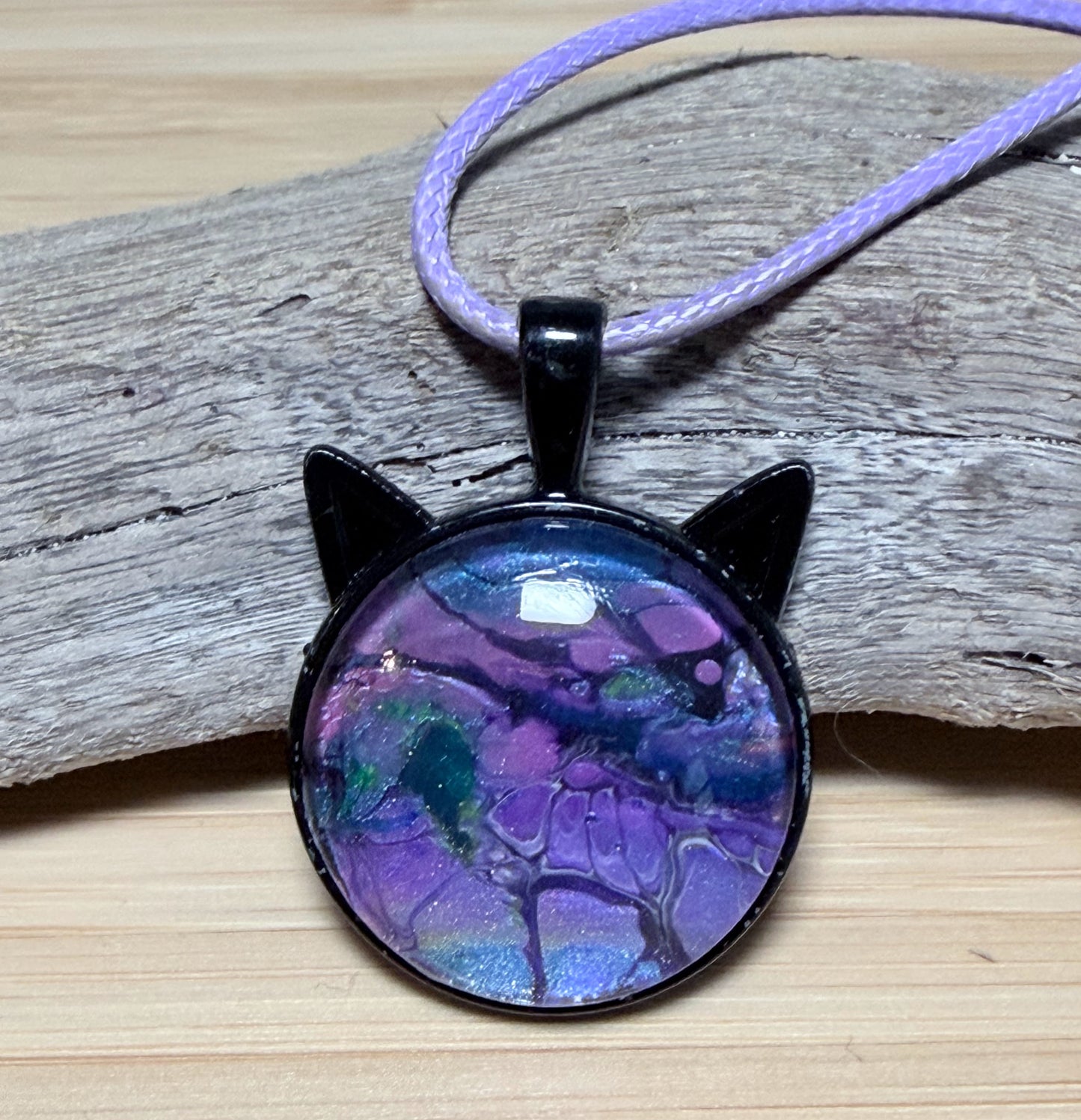 Fluid Art Necklaces