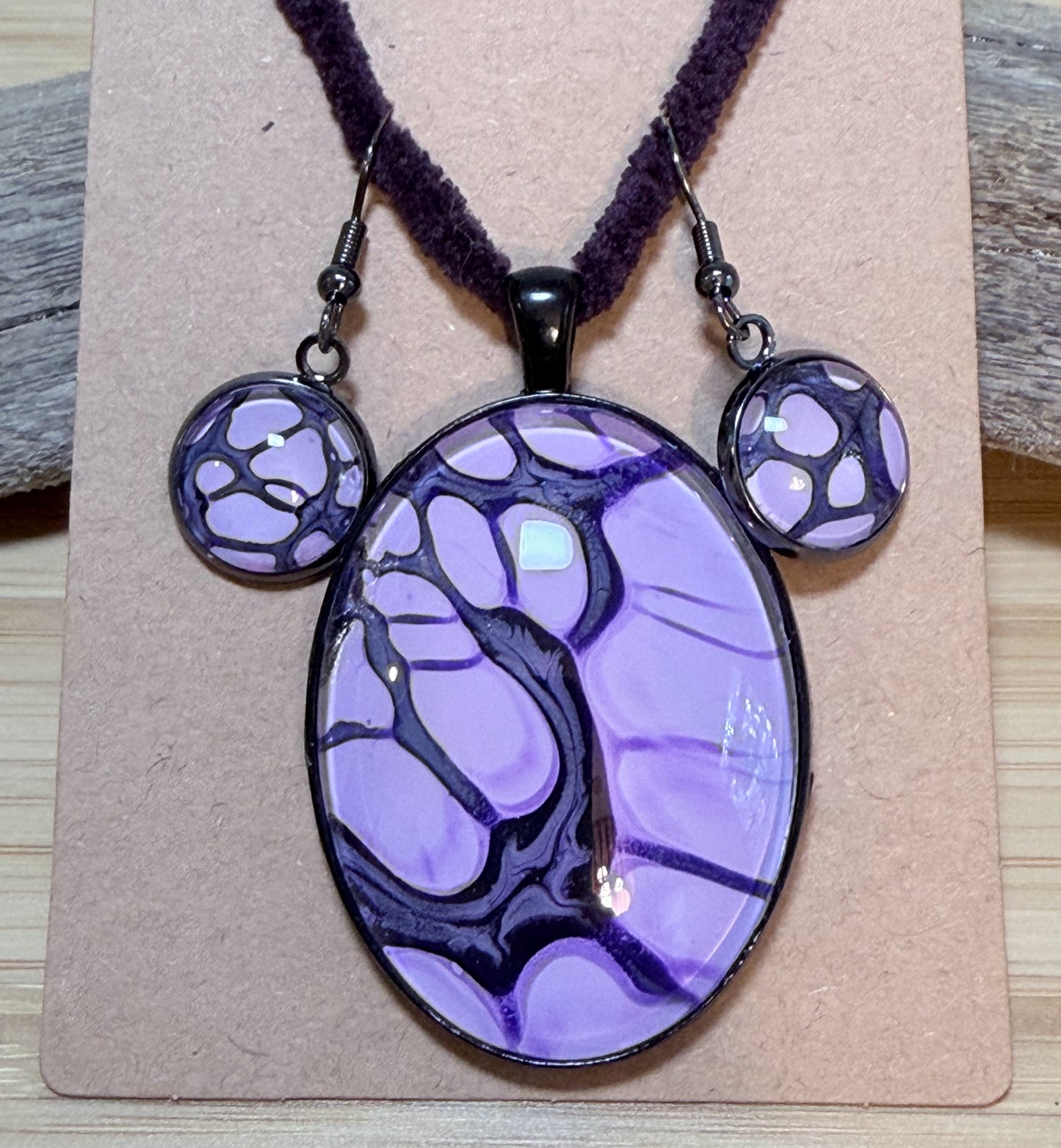Fluid Art Jewelry Sets