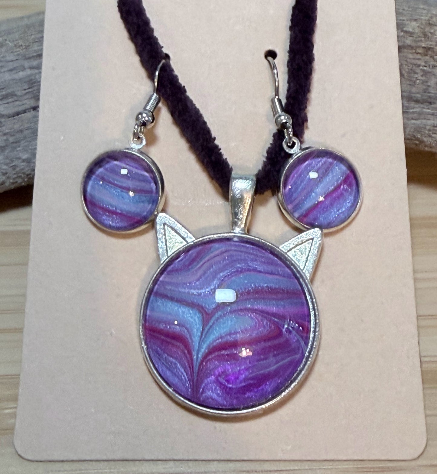 Fluid Art Jewelry Sets