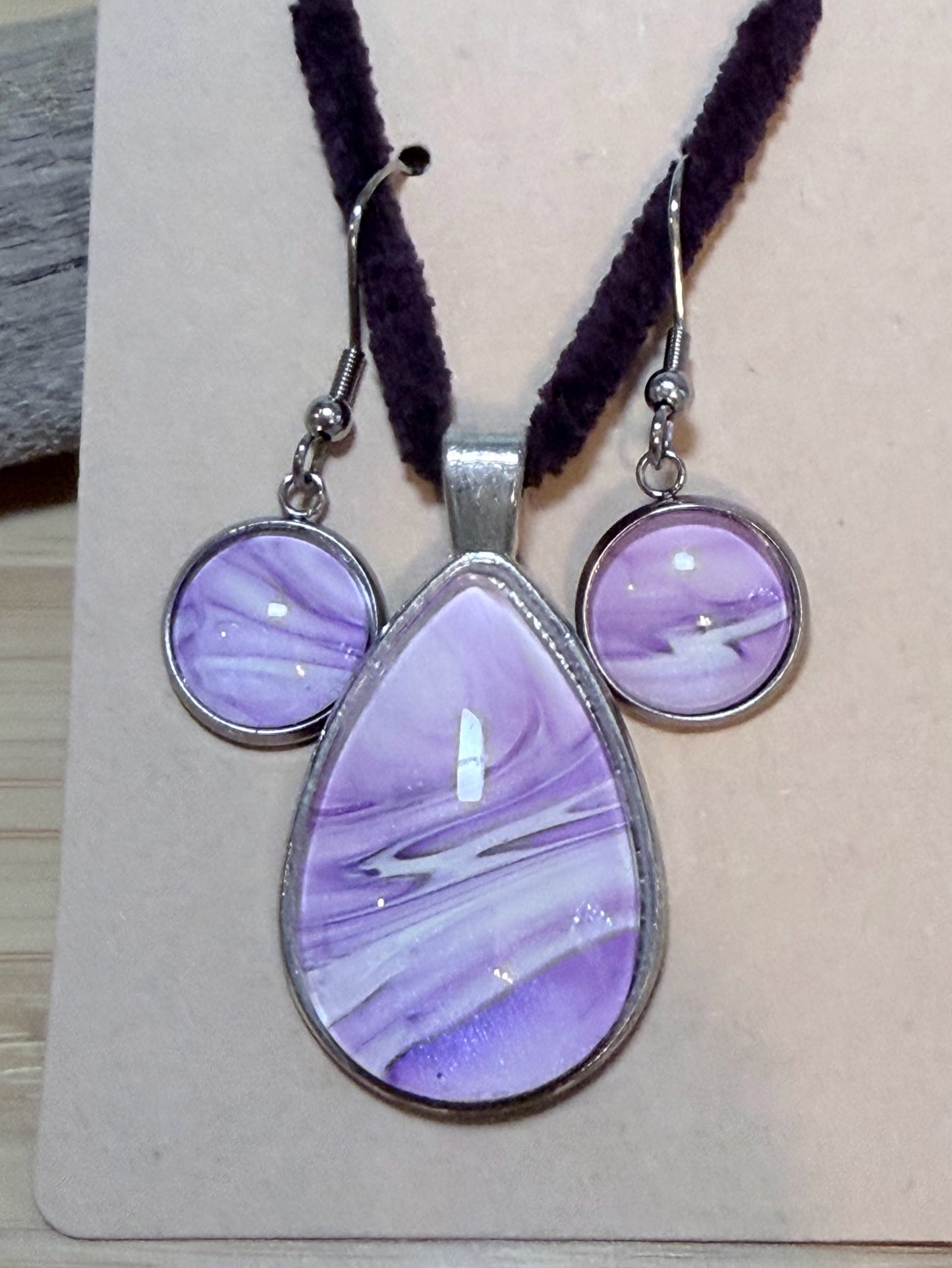 Fluid Art Jewelry Sets